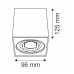Точковий світильник Goldlux 313119 Hadar Q1 GU10 1x10W IP20 білий