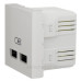Подвійна USB розетка Schneider Electric NU341818 2.1А 2М (біла)