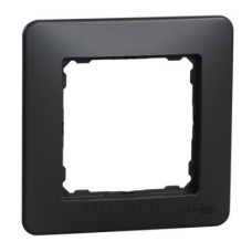 Однопостова рамка Schneider Electric Sedna Design чорна SDD314801