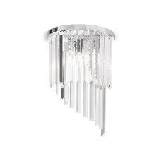 Бра, настінний світильник Ideal Lux 168913 Carlton E14 3x40W IP20 хром Бра, настінний світильник Ideal Lux 168913 Carlton E14 3x40W IP20 хром