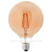 Філаментна лампа Delux Globe Amber filament G125 8Вт Е27 2700K (90016726)