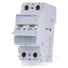 Вимикач навантаження Hager SBN263 2P 63А/400В 2м Вимикач навантаження Hager SBN263 2P 63А/400В 2м