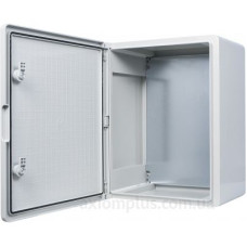 Ударостійкий корпус з АБС-пластику Аско-Укрем UBox 400x500x180мм (непрозорі дверцята)