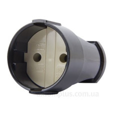 Штепсельне гніздо E.Next e.socket.001.10.black 10А без заземлення чорна (p017002) Штепсельне гніздо E.Next e.socket.001.10.black 10А без заземлення чорна (p017002)