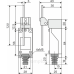 Кінцевий вимикач Promfactor FLS15M8107P65 Кінцевий вимикач Promfactor FLS15M8107P65