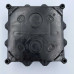 Коробка розподільча PLANK 100х100х50 чорна IB006 IP55 ( PLK6506550 )