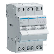Перемикач Hager SFT340 3P 40А/230В 3м I-0-II