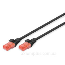 Патч-корд Digitus DK-1612-005/BL Cat6 UTP 0.5м AWG 26/7 CCA PVC (чорний) Патч-корд Digitus DK-1612-005/BL Cat6 UTP 0.5м AWG 26/7 CCA PVC (чорний)