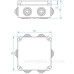 Зовнішня розподільна коробка Elektro-Plast PK-2 (0222-00) 118х118х60 без клем