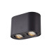 Точковий світильник Zuma Line ACGU10-191-N Rondoc GU10 2x50W IP20 чорний (5905316608207)