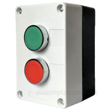 Двомісний пост керування Promfactor FP4-BOX2W012 з металевими кнопками Двомісний пост керування Promfactor FP4-BOX2W012 з металевими кнопками