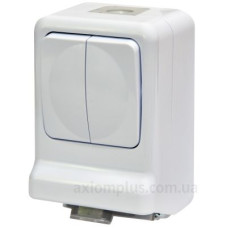 Розетка із вимикачем ETI PRV-2 2Р+РЕ IP 44 10/16A 250В