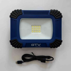 Прожектор GTV Onyx 10W 800lm 4400mAh IP54 ( LD-OXCX10W-64 ) Прожектор GTV Onyx 10W 800lm 4400mAh IP54 ( LD-OXCX10W-64 )