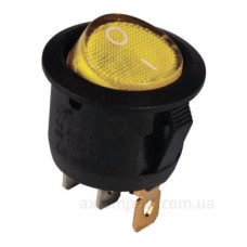 Перемикач TNSy KCD1-5-102 Y/B круглий жовтий (TNSy5500713)