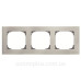 Тримісна рамка ABB Sky 2CLA857300A1401 8573 AI (сталь) Тримісна рамка ABB Sky 2CLA857300A1401 8573 AI (сталь)