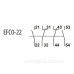 Блок-контакт ETI 004641524 EFC0-22 (2NO+2NC)