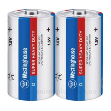 Сольова батарейка Westinghouse R20P-SP2 Super Heavy Duty D/R20 2шт Сольова батарейка Westinghouse R20P-SP2 Super Heavy Duty D/R20 2шт