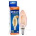 Лампа філаментна DELUX BL37B 4Вт 2700K amber 220В E14