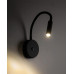 Бра, настінний світильник TK Lighting 10200 Lagos G9 1x8W IP20 чорний