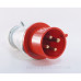 Трифазна вилка WALTHER WL230406 (3P+E) 32А 380V IP44