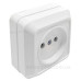 Розетка Almera накладна біла (7.2.2.164669)