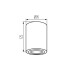 Точковий світильник Kanlux 22551 Bord GU10 1x10W IP20 білий