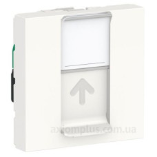 Одинарна комп'ютерна розетка Schneider Electric NU341118 RJ45 cat.5e UTP з полем для напису 2М (біла) Одинарна комп'ютерна розетка Schneider Electric NU341118 RJ45 cat.5e UTP з полем для напису 2М (біла)