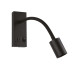Світильник настінний Violux SNAKE USB+Type-C 5W 4200K 250Lm IP20 чорний ( 552101 )