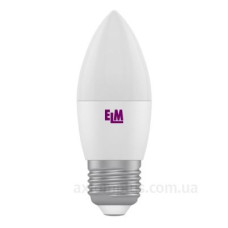 Світлодіодна лампочка С37 6Вт PA10 Elm 4000К, E27