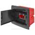 Вбудованний пластиковий корпус E.Next e.plbox.pro.w.08b.black 8м чорний IP40 (CP12908B)