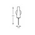 Бра, настінний світильник Zuma Line 1120 Magnum E14 1x40W IP20 золотий (5905616070476)