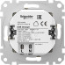 Розетка Schneider Sedna Design ​чорна 2-на USB A+C 45Вт без рамки ( SDD114404 )