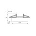 Точковий світильник Kanlux 22117 Morta GU5.3 1x10W IP20 хром