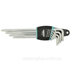 Набір Г-подібних подовжених TORX ключів Whirlpower 158-1109 (23285) Т10-Т50 (9шт)