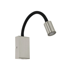 Бра, настінний світильник Eglo 96567 Tazzoli LED 1x3.5W 3000K 320Lm IP20 нікелевий