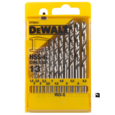 Набір свердел по металу DeWALT DT5922 HSS-G (13шт)