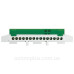 Шина заземлення SEZ E 4173-15/Z IP20 (E.4173-15/Z) зелена