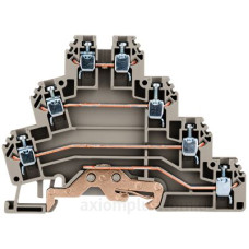 Трирівнева клема Schrack IK680003 3P+P тип PUK3T 2,5мм² Трирівнева клема Schrack IK680003 3P+P тип PUK3T 2,5мм²