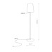Світильник садово-парковий Nowodvorski Patio E27 1x25W IP44 білий​ ( 10105 )