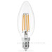 Світлодіодна філаментна лампа Titanum Filament C37 E14 4Вт 4100K (TLFC3704144)