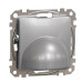 Накладка для виведення кабелю Schneider Electric Sedna Design & Elements алюміній SDD113903