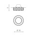 Точковий світильник Azzardo AZ4175 Ester Round GU10 1x50W IP20 чорний
