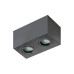 Точковий світильник Azzardo AZ2879 Brant Square GU10 2x50W IP44 чорний