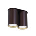 Точковий світильник Pikart 35335-2 LLP Double GU10 2x60W IP20 коричневий Точковий світильник Pikart 35335-2 LLP Double GU10 2x60W IP20 коричневий