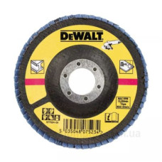 Пелюсточний вигнутий шліфкруг по металу DeWALT DT3310 80G 125х22,23мм Пелюсточний вигнутий шліфкруг по металу DeWALT DT3310 80G 125х22,23мм