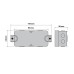 Коробка розподільча СКІМ K45B 85х43х39 чорна IP44 ( B1102005 )