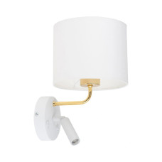 Бра, настінний світильник TK Lighting 1370 Richi E27+G9 1+1x15W+8W IP20 білий