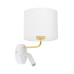 Бра, настінний світильник TK Lighting 1370 Richi E27+G9 1+1x15W+8W IP20 білий