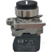 Кнопка Promfactor FP4-BL3351 1NО «біла стрілка вгору» чорна (FP4-BL3351)