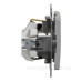 Розетка Schneider Electric Sedna Design & Elements з заземленням та шторками алюміній SDD113022